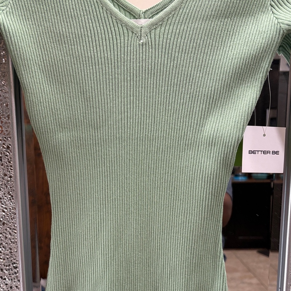 Better Be Mint Long Sleeve Dress - Picture 2 of 5